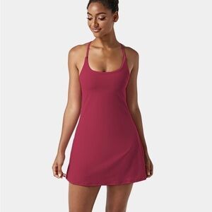 HALARA Women's Mini Dress in Burgundy
